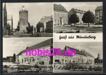 15374 Müncheberg Storchenturm Sparkasse *ca.1971