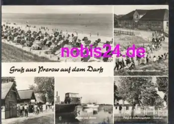 18375 Prerow Darß Gasthaus Geschäft Hafen o 26.9.1972