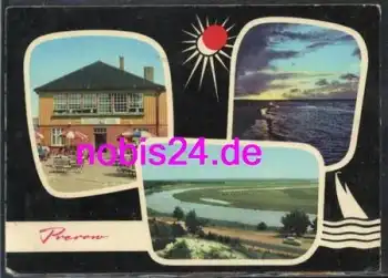 18375 Prerow Gaststätte Strand bei Nacht o 7.8.1966