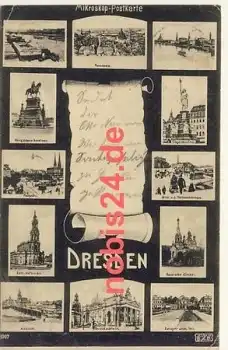 Dresden Mikroskopkarte o 21.11.1907