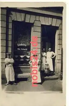 Dresden Bäckerei Max Schmidt Echtfoto o 31.5.1913