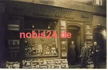 Dresden Geschäft Anton Schöber Echtfoto *ca.1910