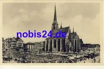 Plzen Chram Bartolomeje o 1949