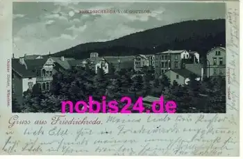 99894 Friedrichroda Mondscheinkarte o 28.8.1898