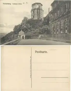 Heidelberg Schloss Altan * ca. 1920