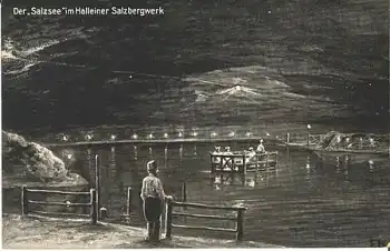 Halleiner Salzbergwerk der Salzsee * ca. 1930