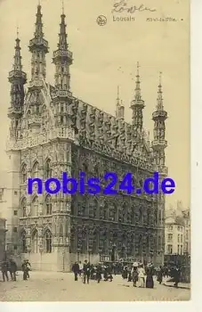 Louvain Hotel de Ville Belgien o 1915