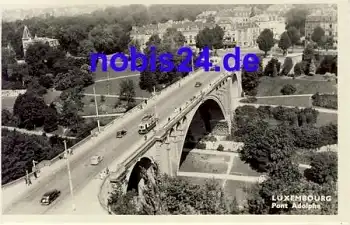 LUXEMBOURG Pont Adolhe *ca.1955