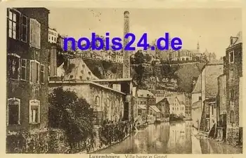 LUXEMBOURG Ville haute et Grund o 1916
