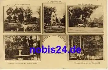 15913 Alt Zauche Denkmal Trachten o 1924