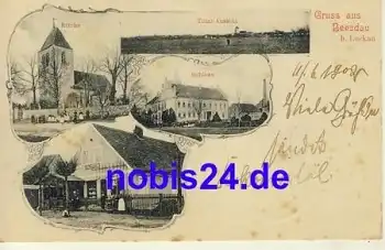 15926 Beesdau Kirche Geschäft o 1902