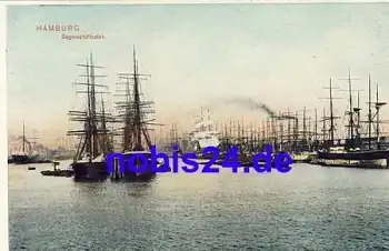 Segelschiffe in Hamburg *ca.1920