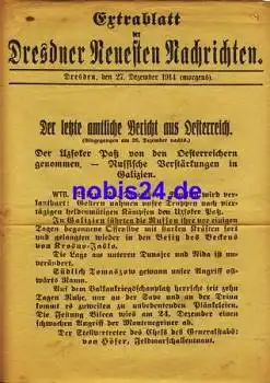 Dresden Extrablatt DNN 1914