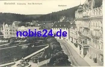 Marienbad Kirchenplatz o 1928