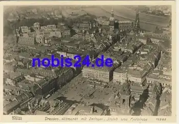 Dresden Altmarkt Luftaufnahme *ca.1940 Hahn-Foto12985