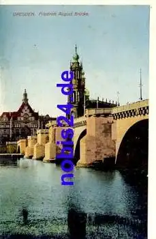 Dresden Friedrich August Brücke *ca.1910