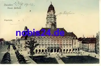 Dresden neues Rathaus o 1912