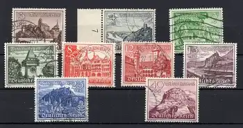 Michel 730-738 o Winterhilfswerk Bauwerke