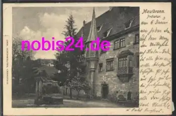 75433 Maulbronn Anblick Prälatur o ca.1915