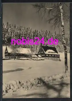 09619 Sayda Jugendherberge im Winter o 17.2.1964