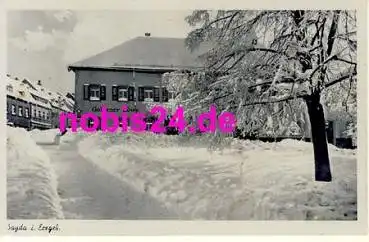 09619 Sayda Gasthof Goldener Löwe *ca.1920