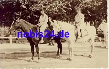 17454 Zinnowitz Pferde Reiten *ca.1929