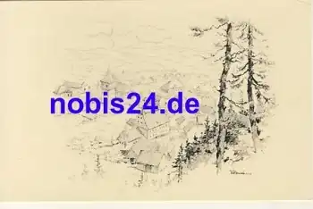 Hronovske Pohledy Künstlerkarte *ca.1940