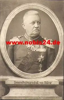 Generalfeldmarschall von Bülow Wohlfahrtskarte *ca. 1916