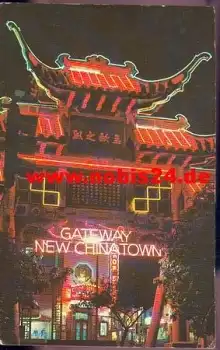 Los Angeles Chinatown bei Nacht 17.6.1969