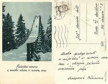 Skischanze Tschechien o 26.12.1950