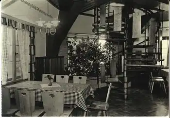 23973 Groß Stieten Gaststätte "Mecklenburger Mühle" Innenansicht * ca. 1970