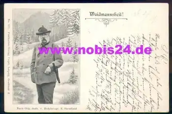 Sachsen König Albert auf der Jagd, o 28.9.1898