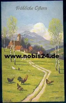 Ostern Künstlerkarte Mailick *ca. 1920