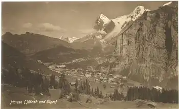 Mürren Mönch und Eiger * ca. 1910