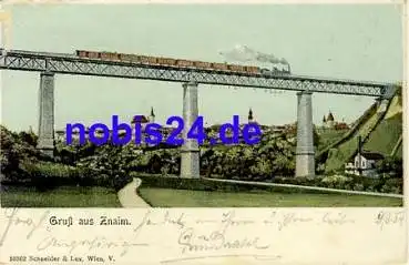 Znaim Eisenbahnbrücke o 1904