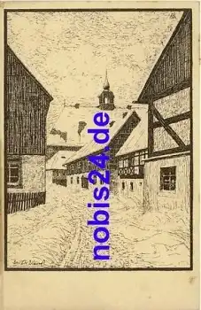 Katharinaberg Hora Svaté Kateřiny Künstlerkarte o 1925