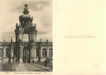 Dresden Zwinger Kronentor (Neuaufbau) *ca.1950 Hahn-Foto13368
