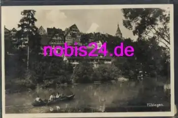 Tübingen Am Neckar Bootsfahrt  *ca.1950