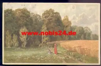 W. Kopp Wenau-Brabant Künstlerkarte o 7.8.1924