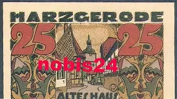 06493 Harzgerode Städtenotgeld Wert 50 Pfennige 1921