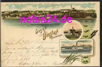 86911 Diessen Ammersee Litho  o 8.5.1903