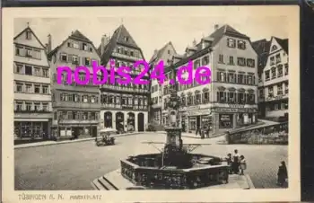 Tübingen Marktplatz Brunnen *ca.1925