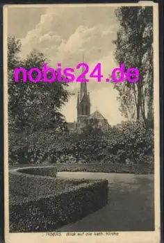 47400 Mörs  Blick zur kath. Kirche o 2.2.1928
