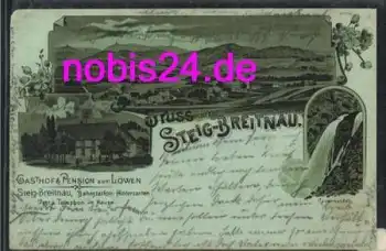 79874 Steig Breitnau Litho 28.8.1902