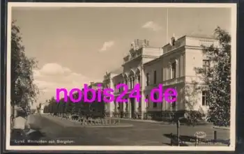 Lulea Riksbanken och Storgatan *ca.1930