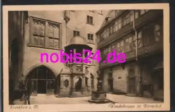 Frankfurt Main Römerhof Treppe *ca.1930