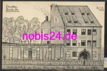 Dresden Breitestrasse Schneiderei Neu *ca.1900