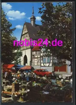 61440 Oberursel Markt Altes Rathaus o 6.3.1975