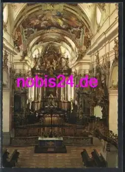 63916 Amorbach Abteikirche Innenansicht *ca.1975