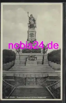 65385 Rüdesheim Niederwald Denkmal o ca.1960